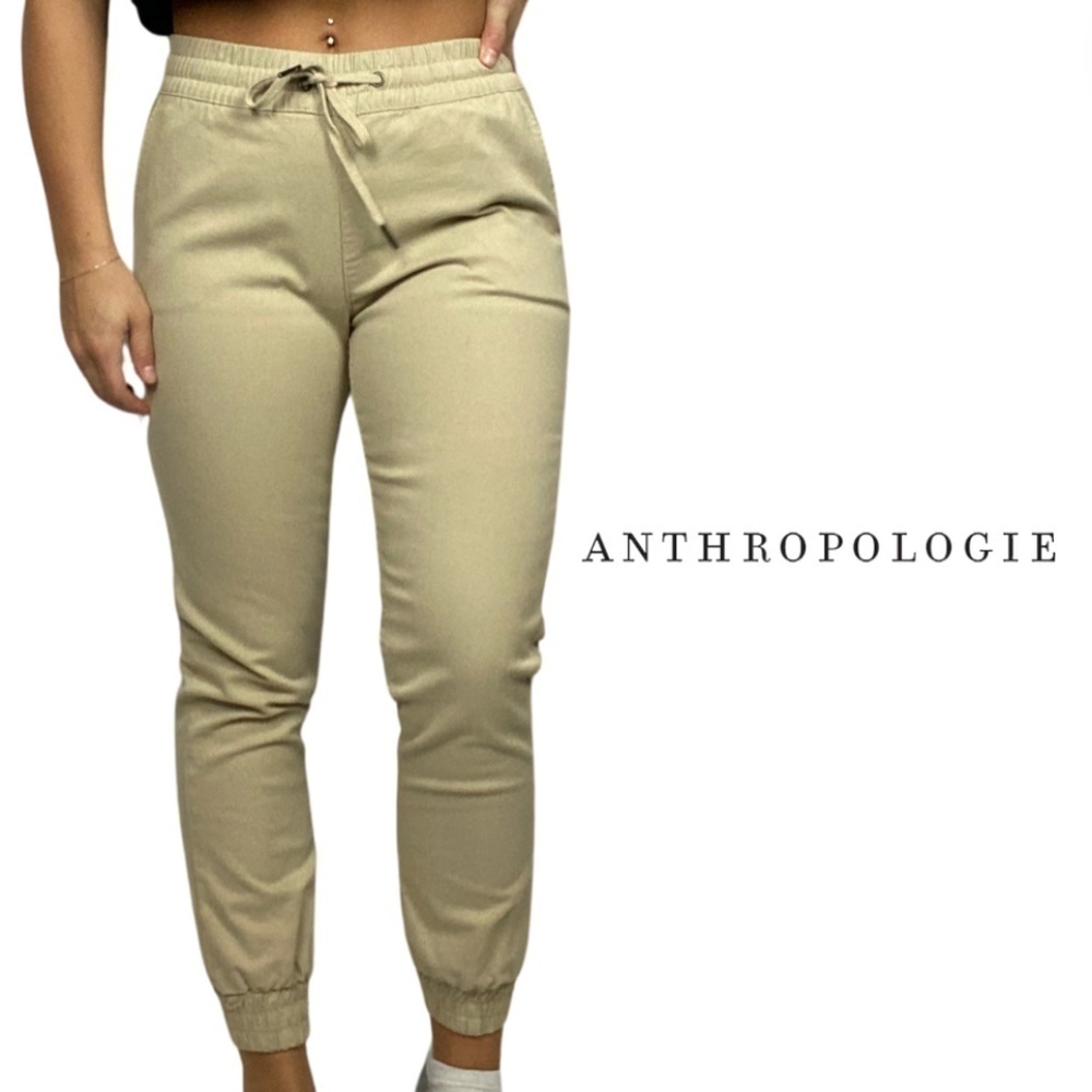 Anthropologie RD Style Beige Khaki Pants - Small